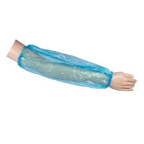 OP-Ärmelschoner Medi-Inn, PE, 40 cm, blau, Beutel à 100 Stück
