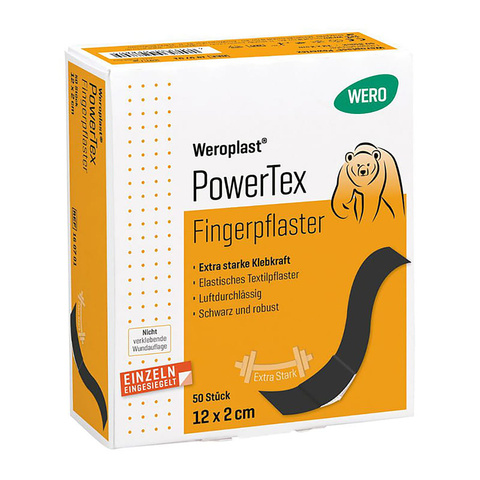 Fingerpflaster Weroplast® PowerTex, 12 x 2 cm, 50 Stk.