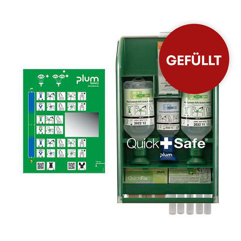 Plum Quicksafe Basic Erste-Hilfe Station, gefüllt
