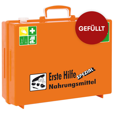 MT-CD Erste Hilfe Koffer Spezial Nahrungsmittel, gefüllt
