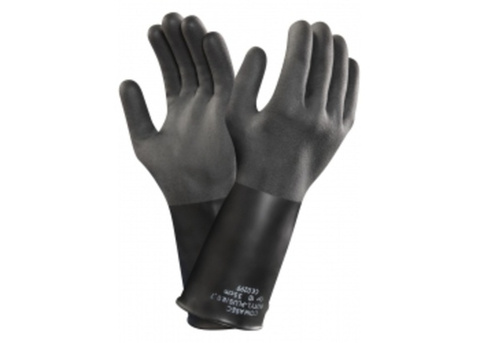 Chem. Schutzhandschuhe AlphaTec Butyl Plus 38-560 schwarz