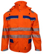 orange - blau