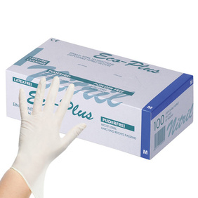 Nitril Einweghandschuhe Eco Plus weiss
