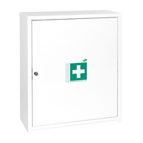 Sanitäts-Wandschrank Modell 6/073, geschlossen, leer, weiss