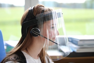 Face Shield Gesichtsschutz büro