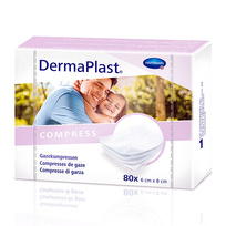 Gazekompressen DermaPlast®, 6 x 8 cm, 80 Stk.