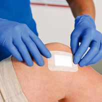 Wundverband Cosmopor® E Steril, Anwendung