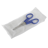 Schere stumpfer Kopf 11.5cm, Kunststoff-Griffe